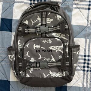Pottery Barn Kids Gray Backpack